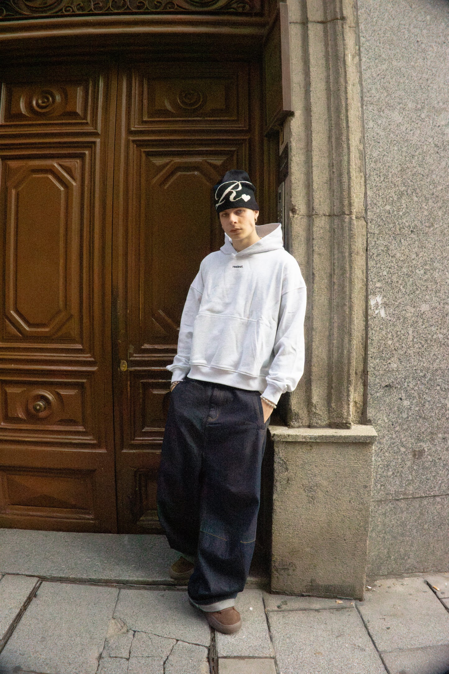 OVERTHINKING HOODIE GREY