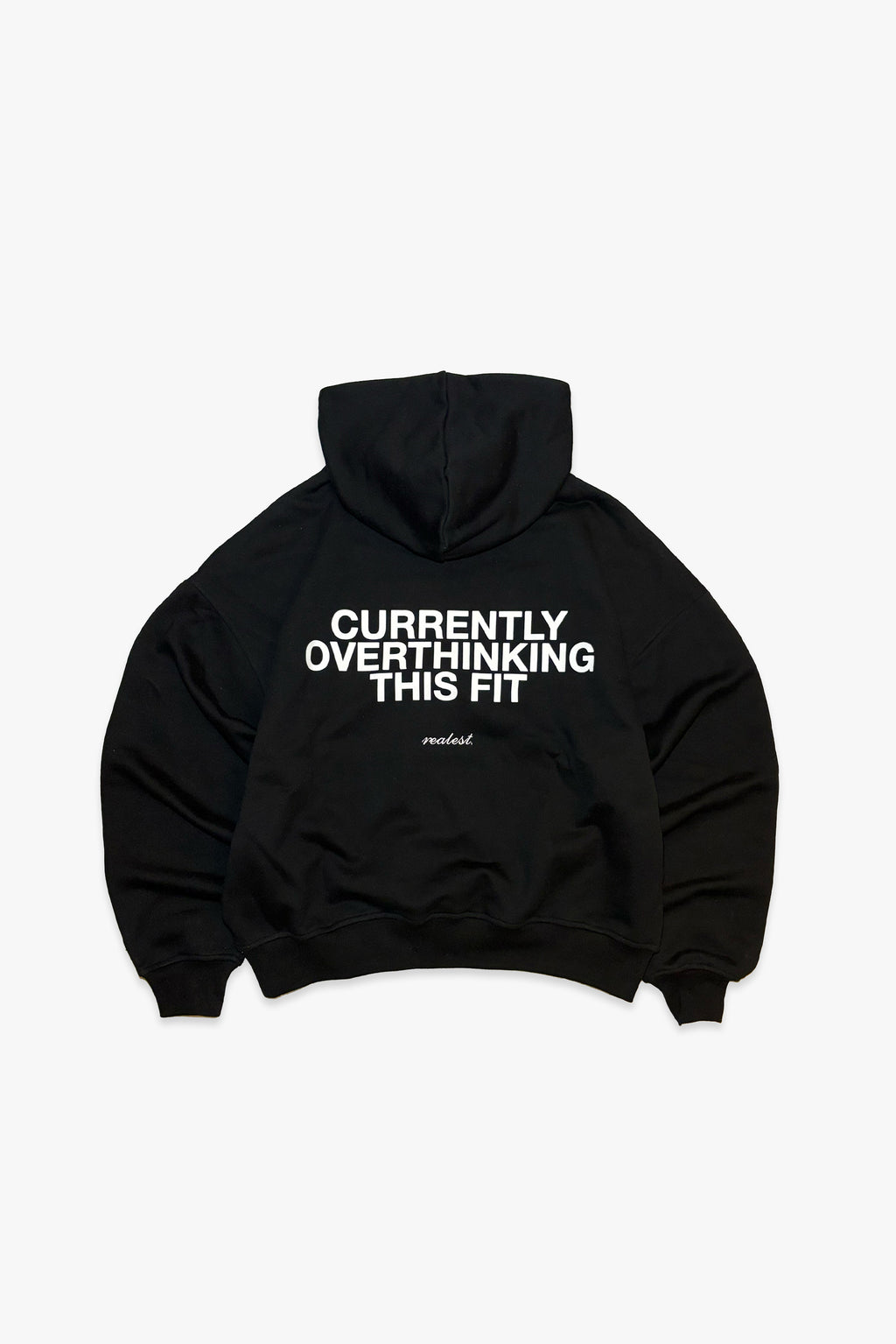Overthinking Hoodie Black