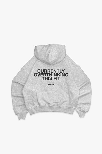 OVERTHINKING HOODIE GREY