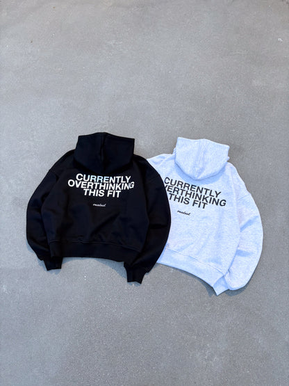 OVERTHINKING HOODIE GREY