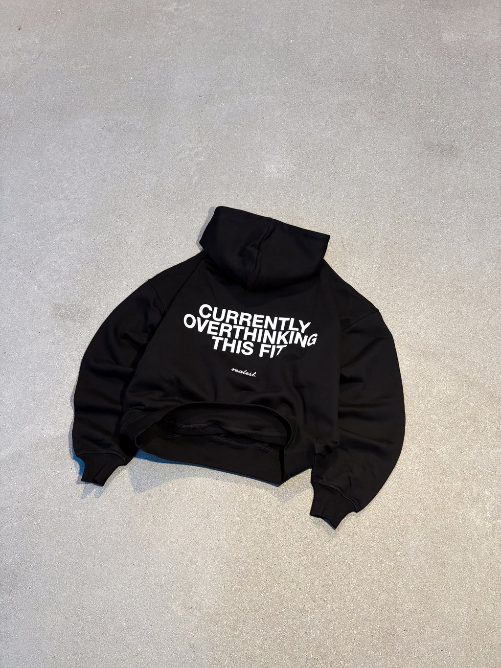 Overthinking Hoodie Black